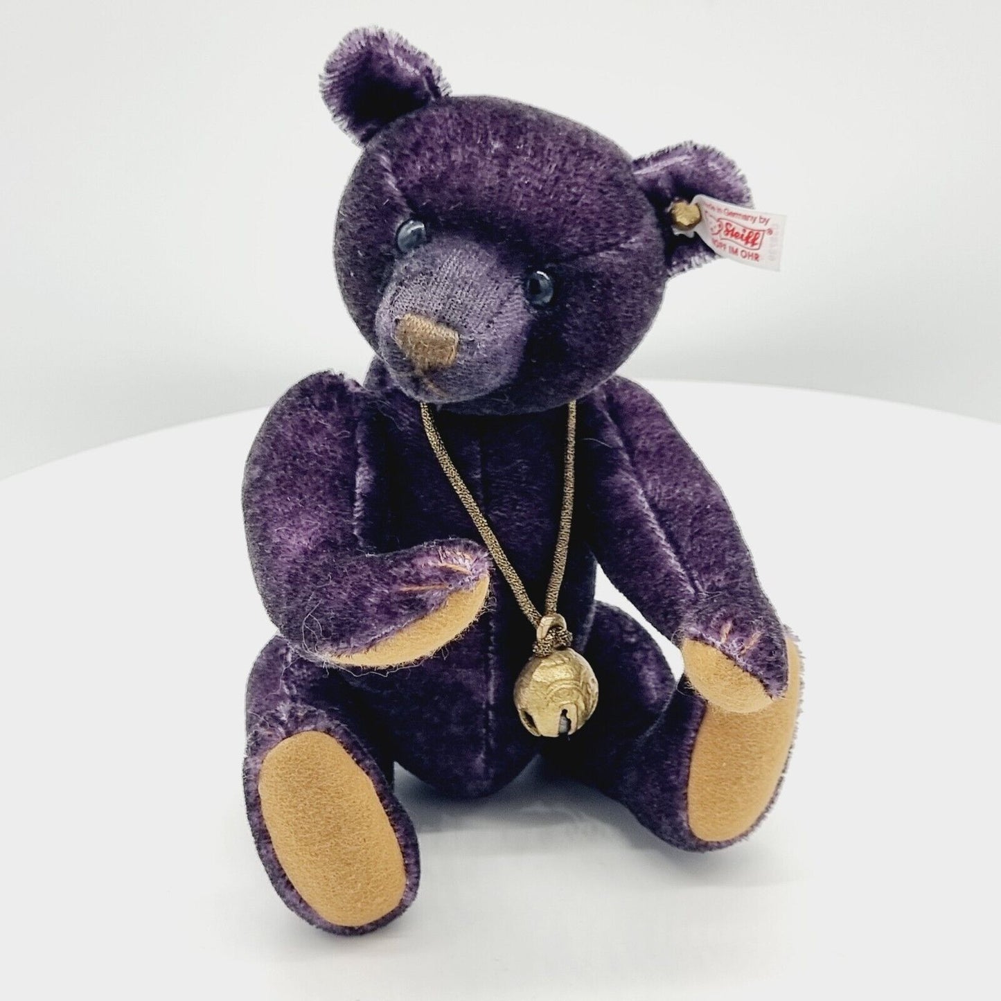 Steiff 035739 Teddybär Monty limitiert 1500 aus 2012 28 cm Mohair aubergine