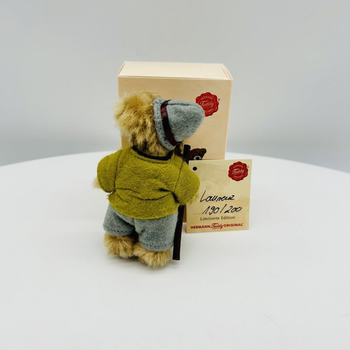 Hermann Teddy 15497 Teddybär Miniatur Laurenz limitiert 200 10 cm Mohair