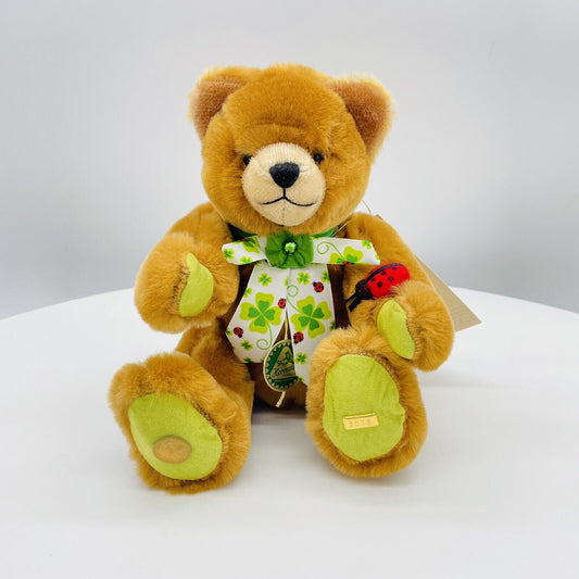 Hermann Coburg Teddybär Mein Glücksbärchen für 2020 27cm Biber-Webplüsch