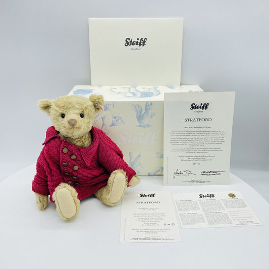 Steiff Teddybär Stratford 662959 limitiert 1500 aus 2009 30cm Mohair