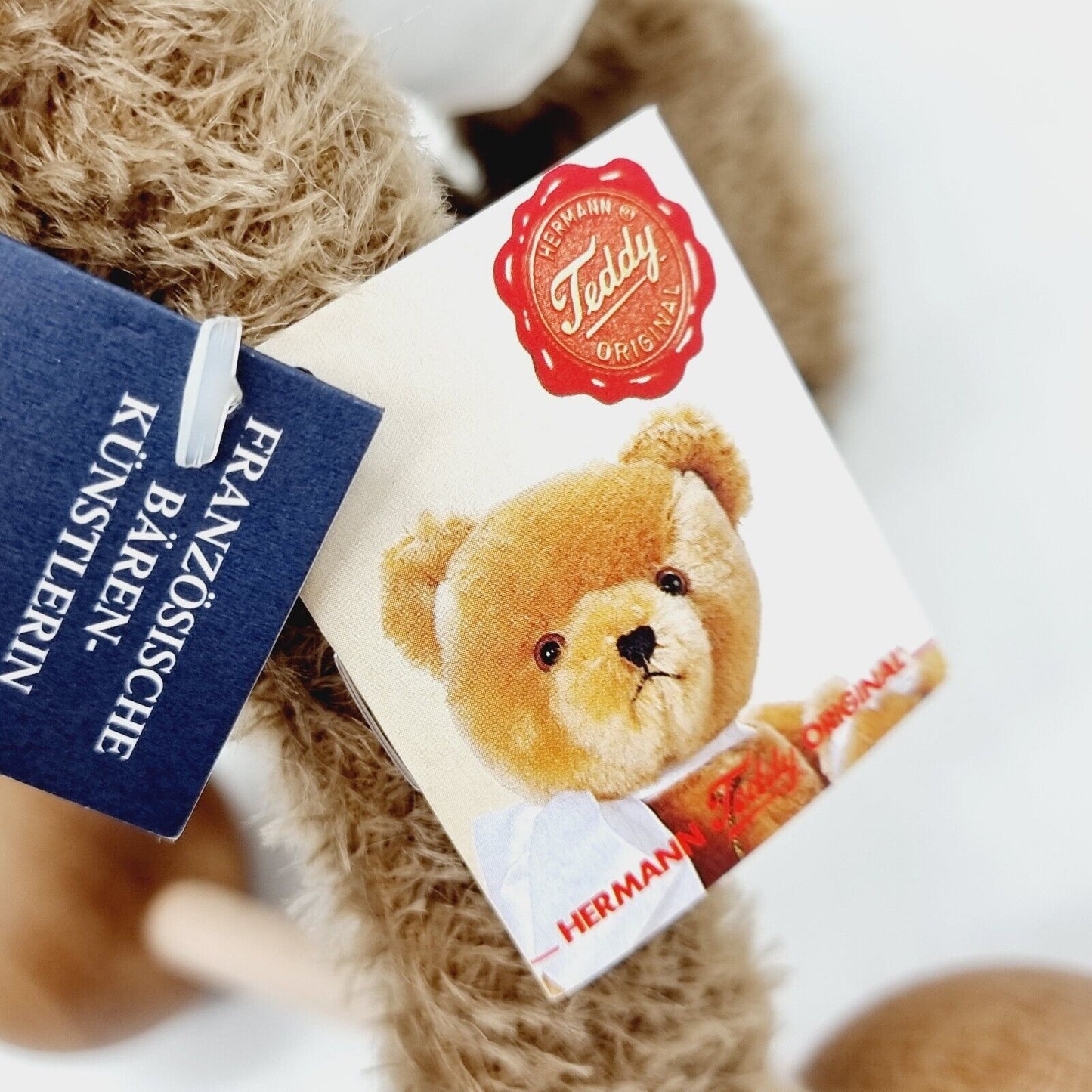 Hermann Teddy Original Teddybär Arnold der Athlet limitiert 800 35 cm Mohair