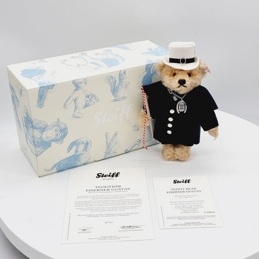 Steiff Teddybär Eisener Gustav 673269 blond 22 cm limitiert 1000 Jahr 2011