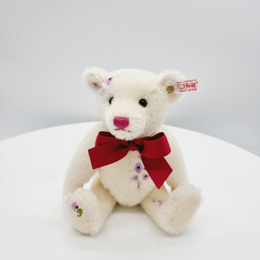 Steiff Teddybär Sommer 2009 656941 limitiert 2009 26cm Mohair mit Blüten