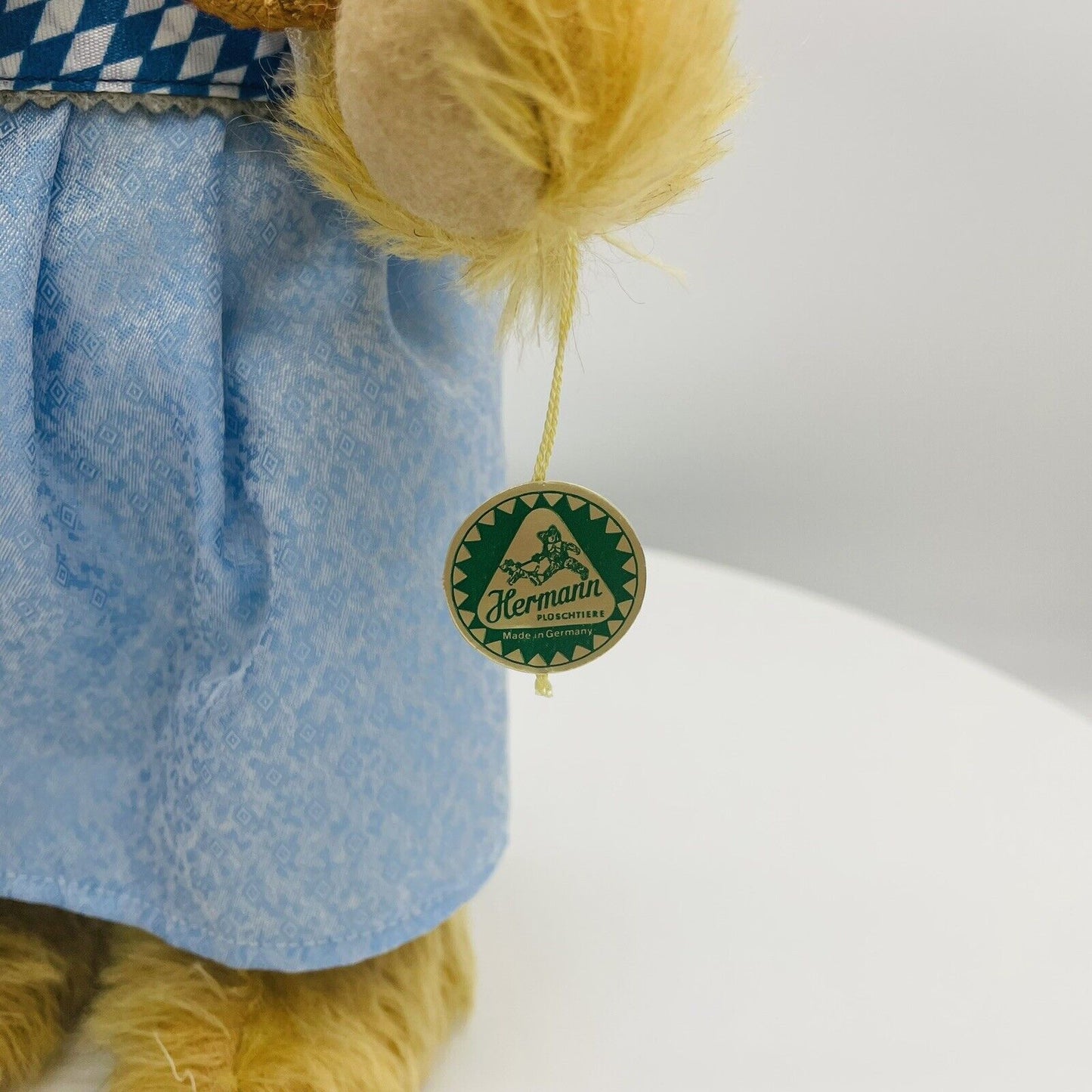 Hermann Coburg Teddybär Oktoberfest Brezel Betty limitiert 50 35cm Mohair