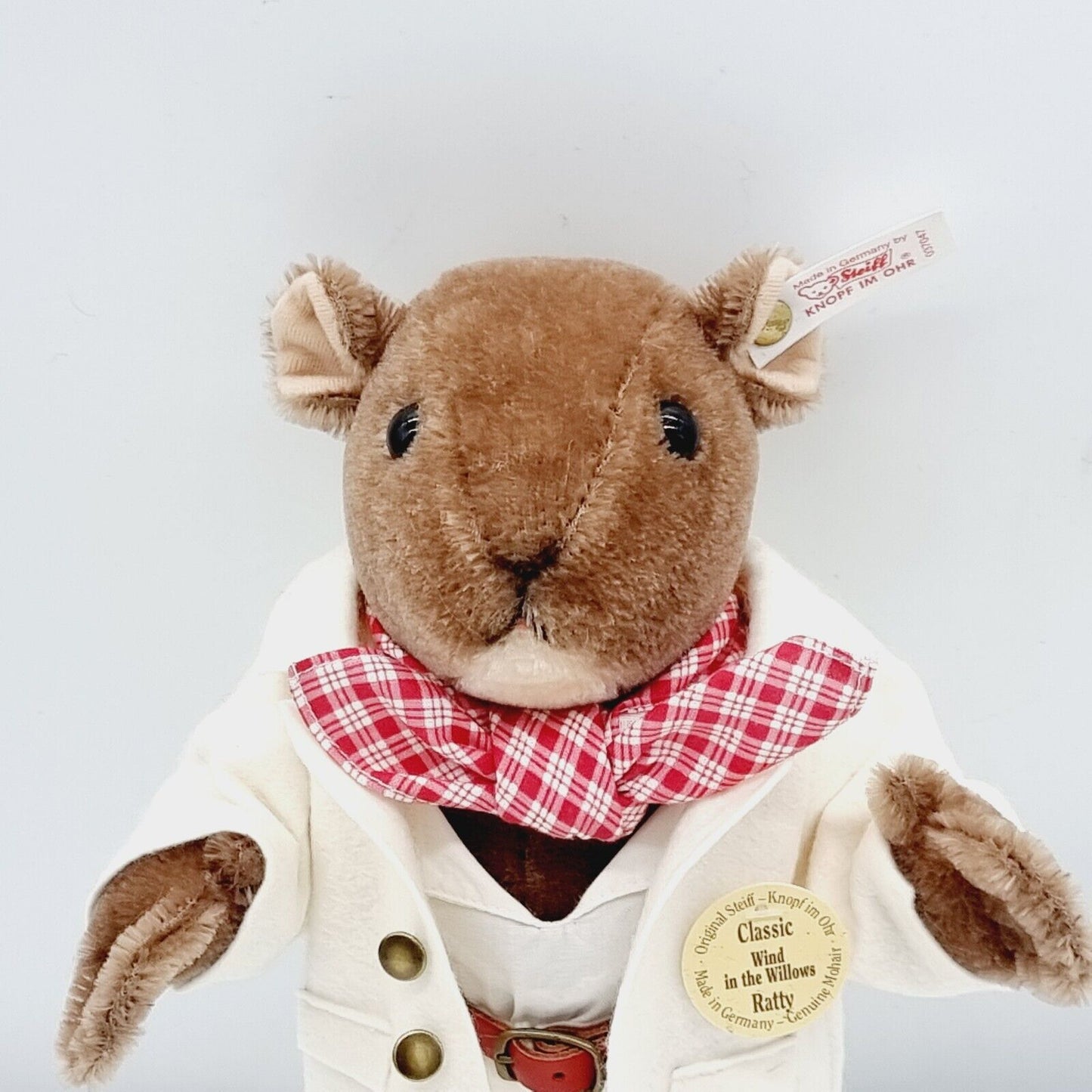 Steiff 037047 Wind in the Willows Ratte Ratty limitiert 4000 aus 1999 25 cm