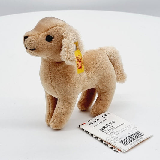 Steiff 683534 Hund beige stehend für FAO Schwarz 14 cm Plüsch