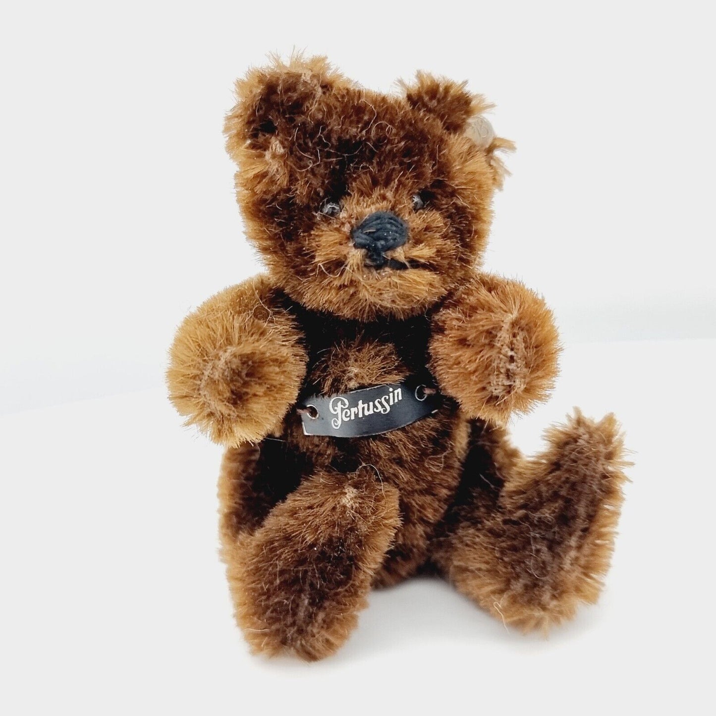 Steiff Teddybär Pertussin 5310 Werbefigur Hustensaft 10 cm  Jahr 1960 Firma Fink