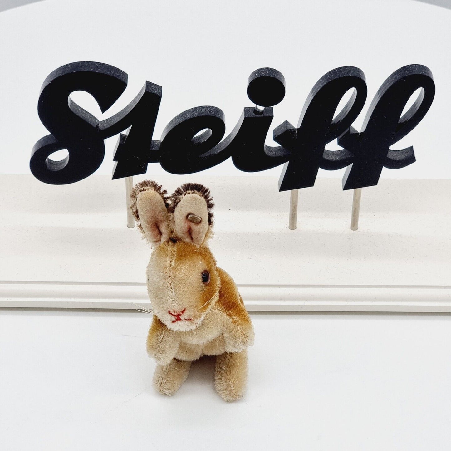 Steiff Hase Antik 12 cm Knopf im Ohr