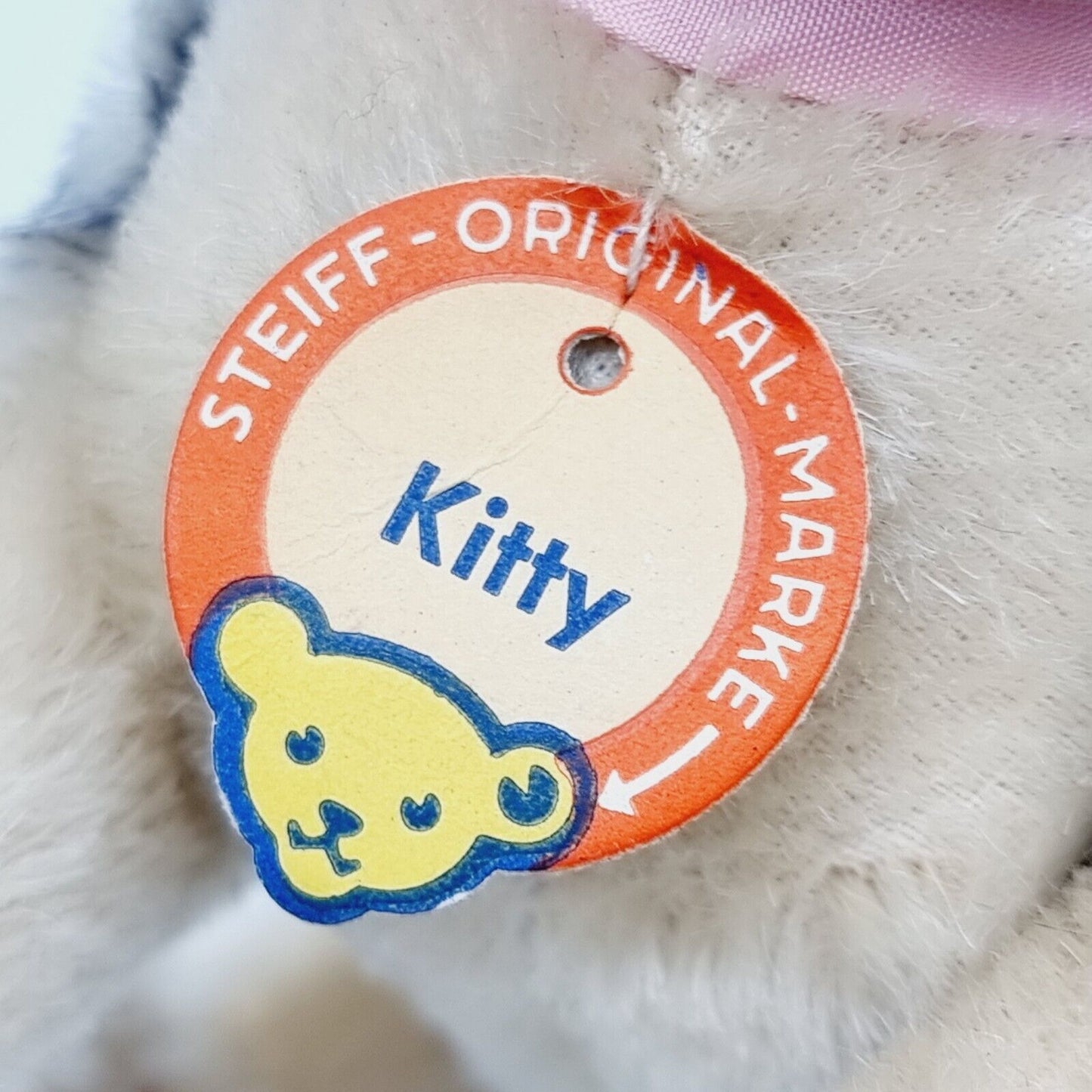 Steiff 5317,00 Kitty Katze 17 cm 1959 - 1967 mit Brustschild Mohairplüsch