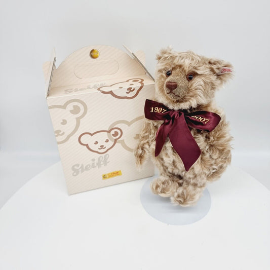 Steiff 662676 Teddybär Million Hugs 100 Jahre 1907 - 2007 limitiert mit Schleife