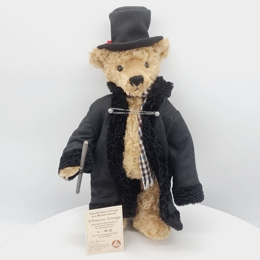 Hermann Coburg Teddybär Ebenezer Scrooge aus A Christmas Carol limitiert 500