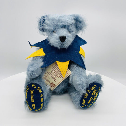 Hermann Coburg Teddybär Euro Bär limitiert 500 aus 1999 38cm Mohair