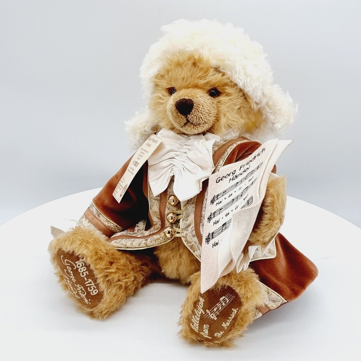 Hermann Coburg 19227-3 Teddybär Georg Friedrich Händel limitiert 500 42 cm