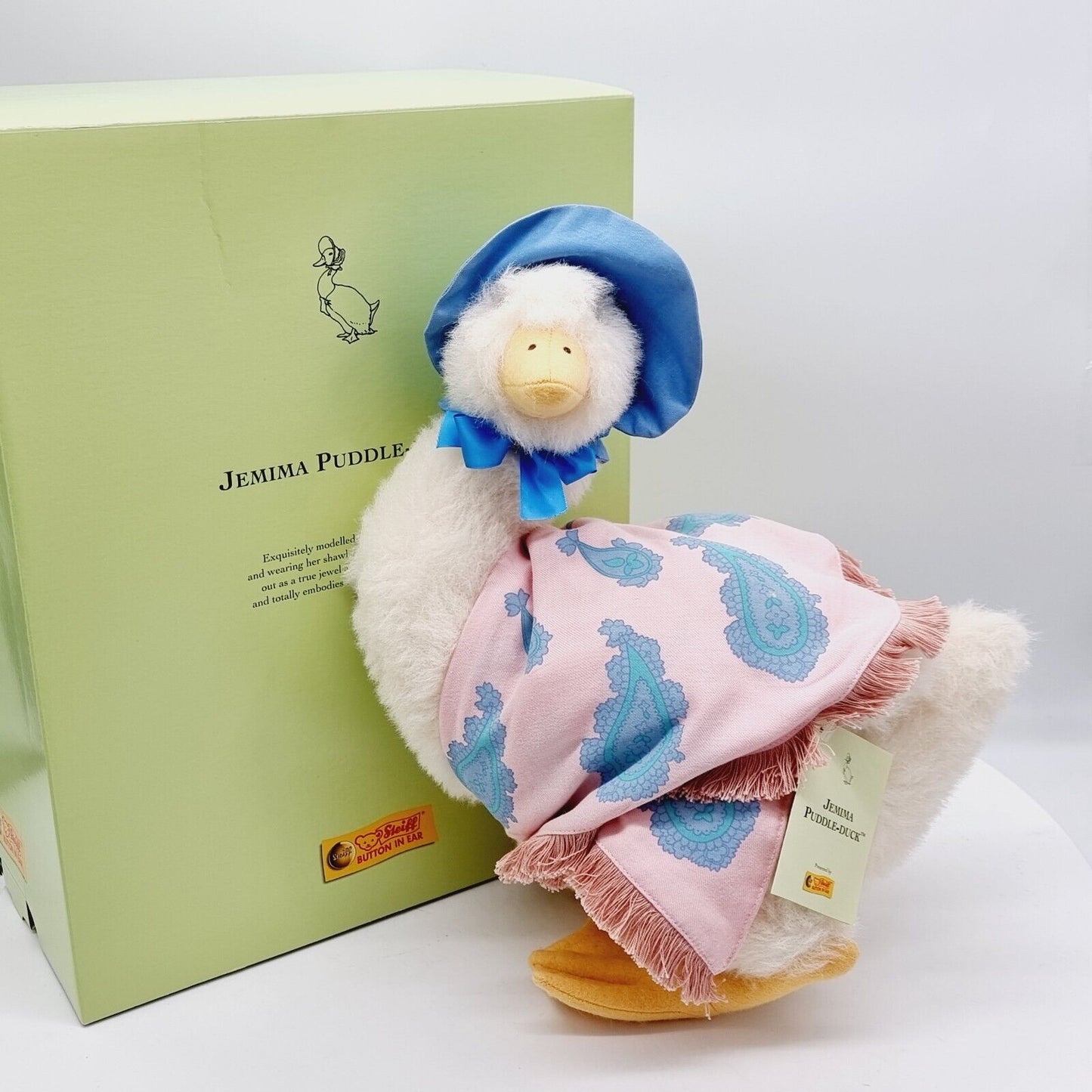 Steiff 653445 Beatrix Potter Jemima Puddle Duck limitiert 1500 38 cm