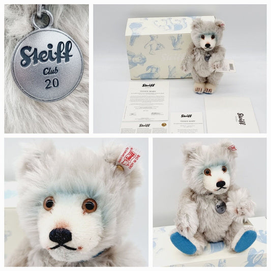 Steiff Tier 421211 Club Mitglied 20 Jahre Bär 25 cm limitierte Auflage Sammler