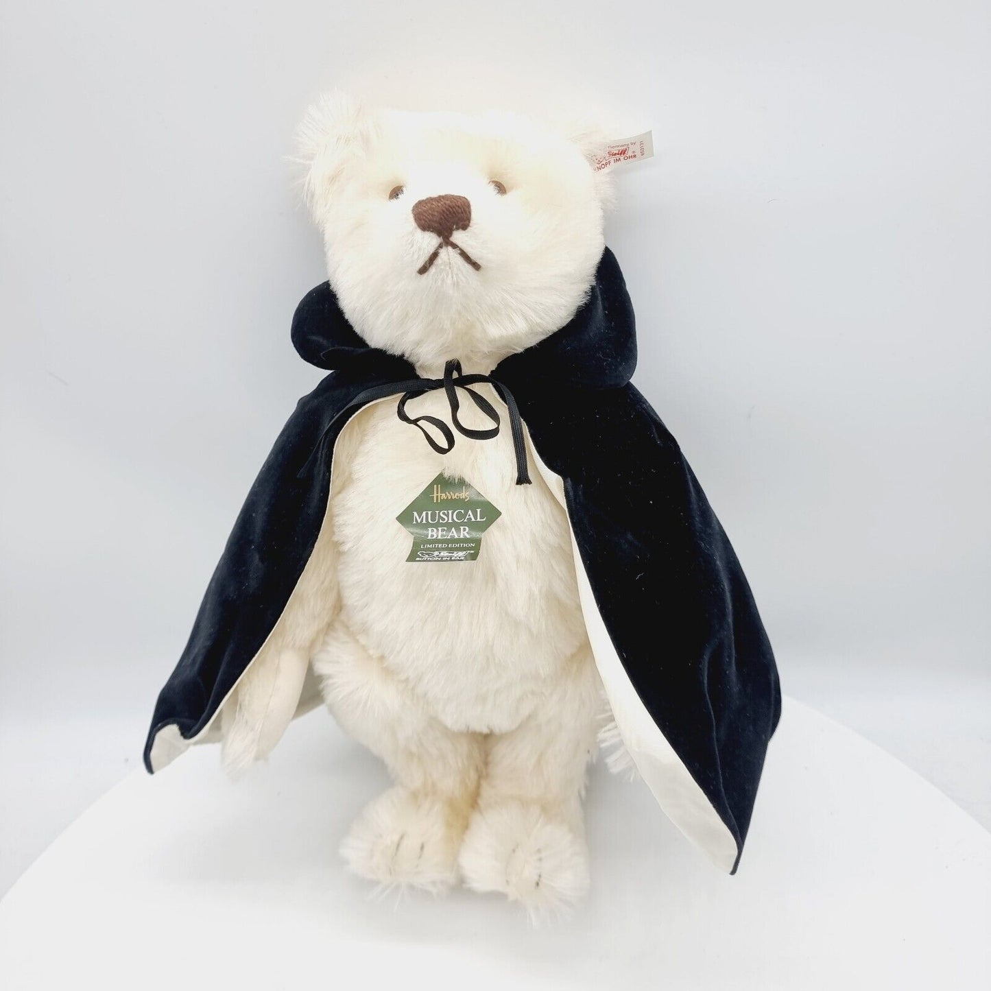 653131 Steiff Musical Bear Edwardian Opera Bear 38 cm limitiert weiß Musikwerk