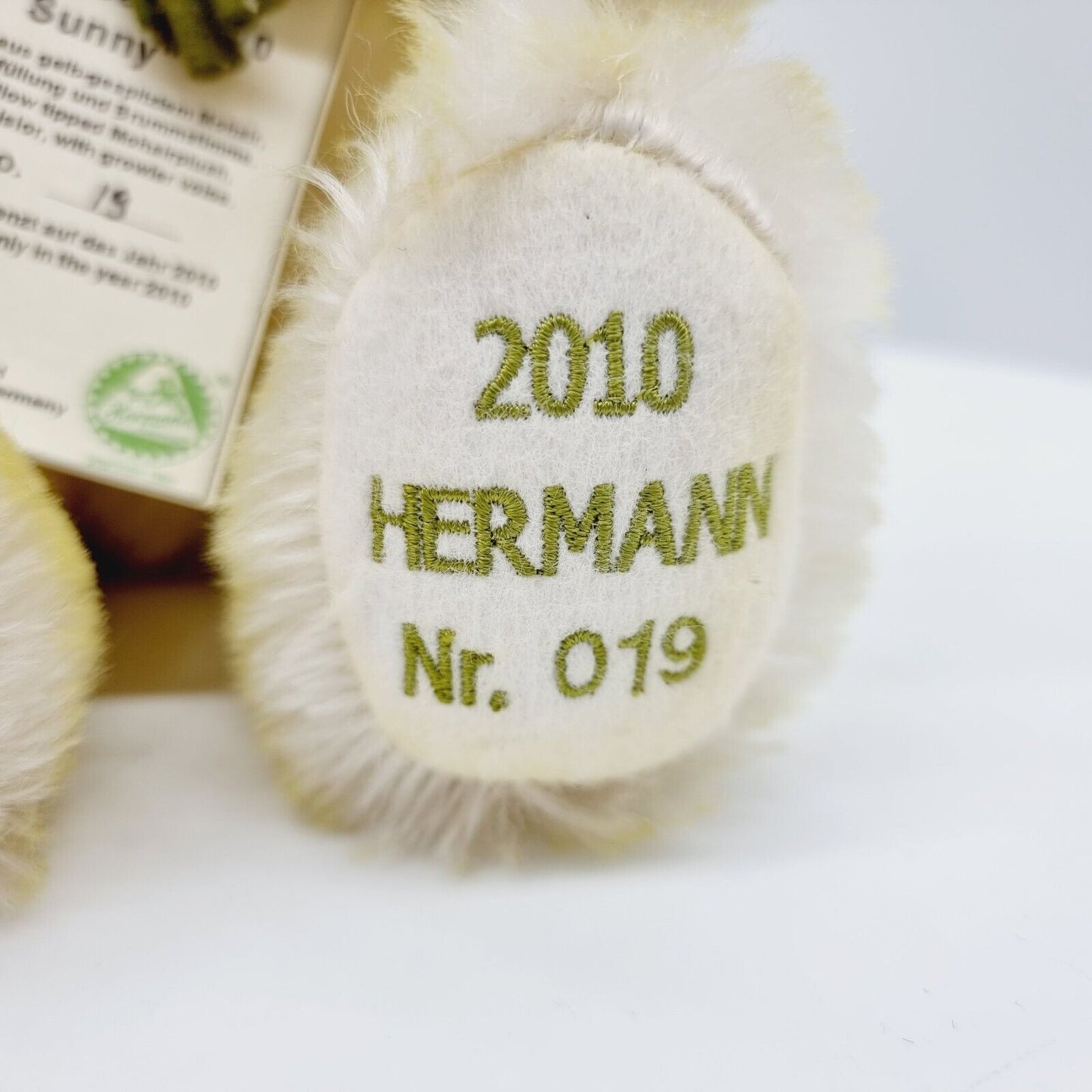 Hermann Coburg Jahresbär 2010 Sunny Zeitlimitierung 2010 38 cm Mohair