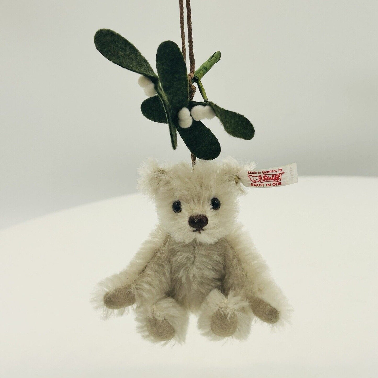 Steiff 037610 Teddybär Ornament mit Mistelzweig 10 cm limitiert 5000 10 cm