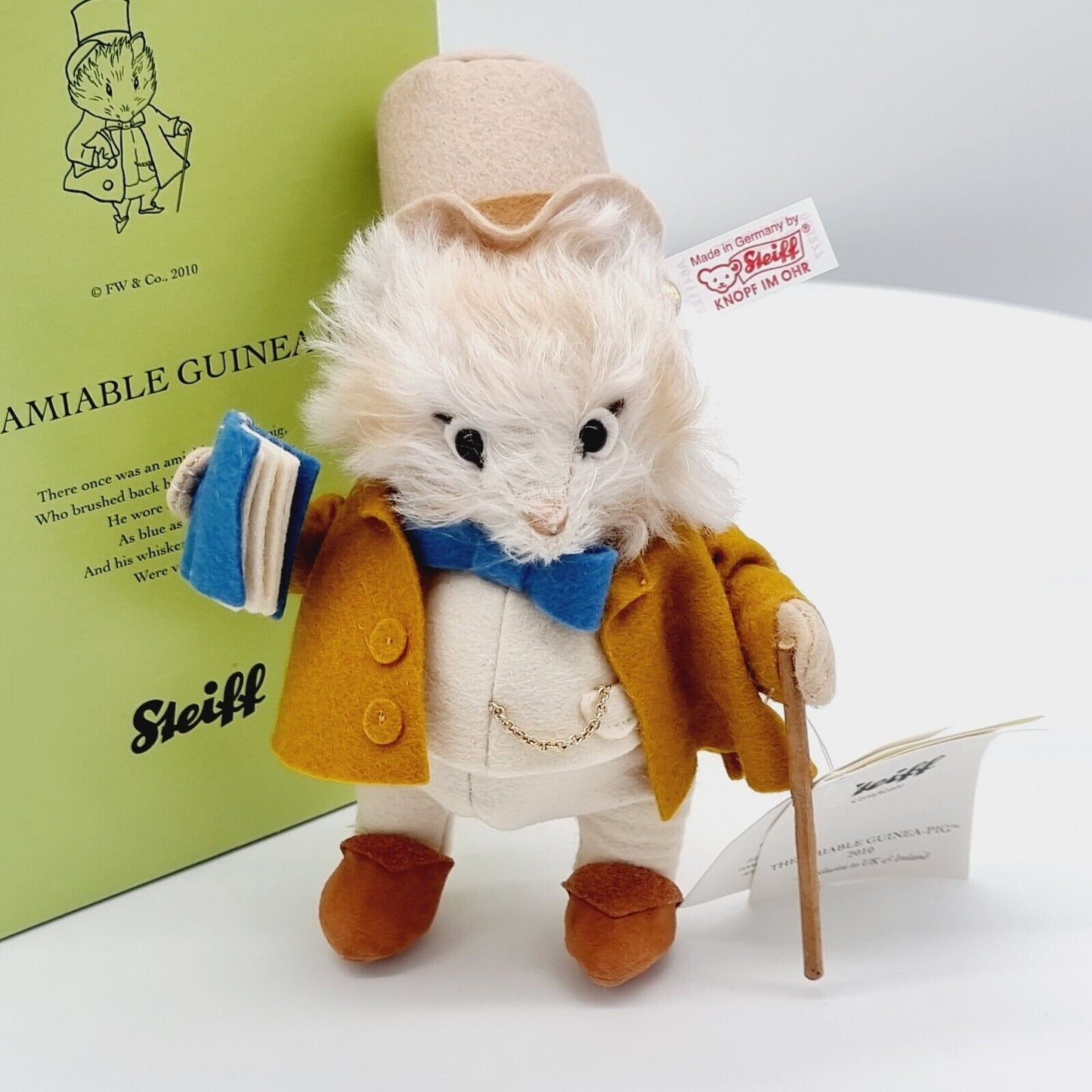 Steiff 663277 The Amiable Guinea Pig limitiert 1500 aus Beatrix Potter 18 cm