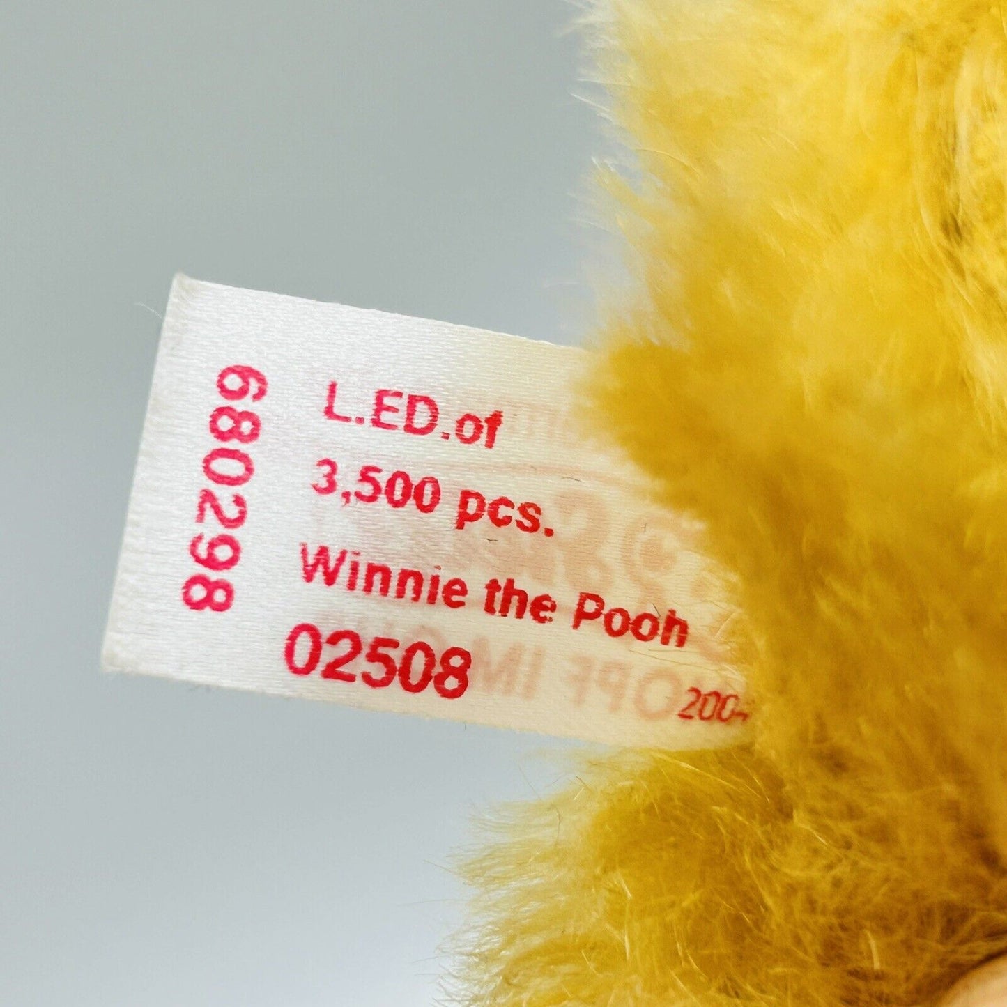 Steiff 680298 Teddybär Winnie the Pooh limitiert 3500 aus 2004 50 cm Mohair