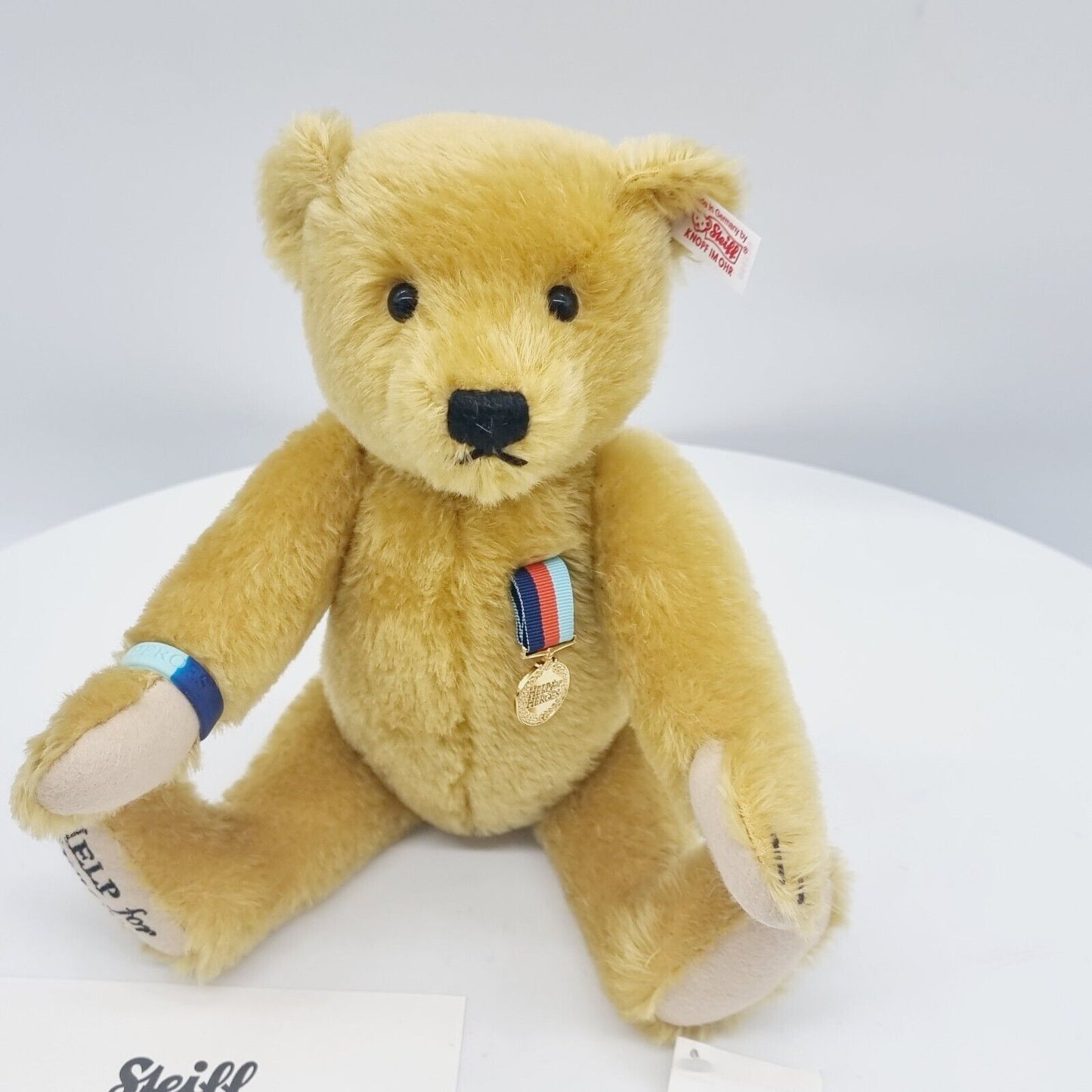 Steiff 663598 Teddybär The Help for Heroes Bear Zeitlimitierung 30 cm Mohair