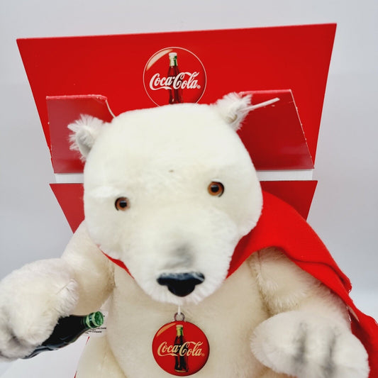 Steiff 670336 Eisbär Coca Cola 35 cm Polarbär 1999