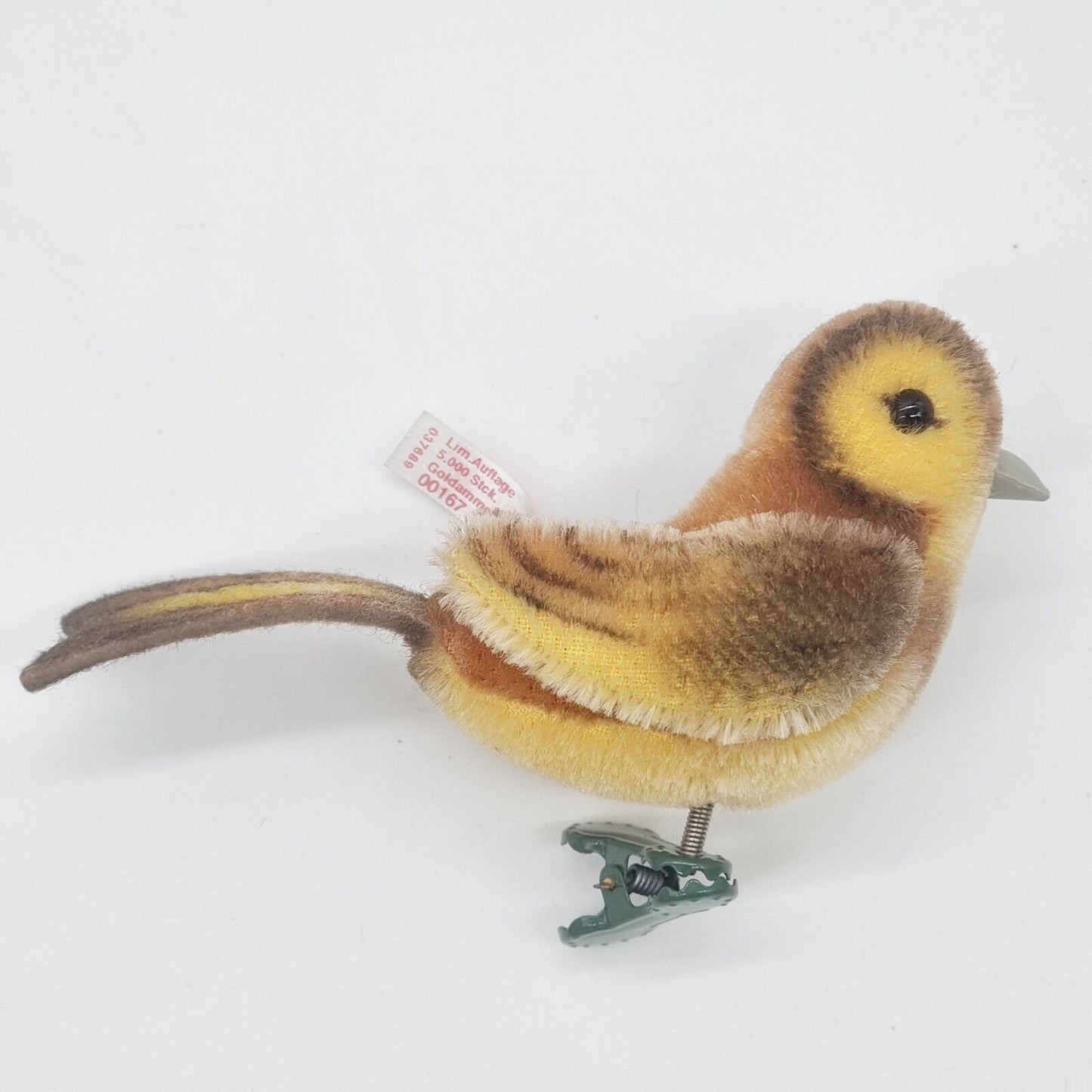 Steiff 037689 Goldammer Ornament Vogel 8 cm limitiert 5000 Jahr 2004