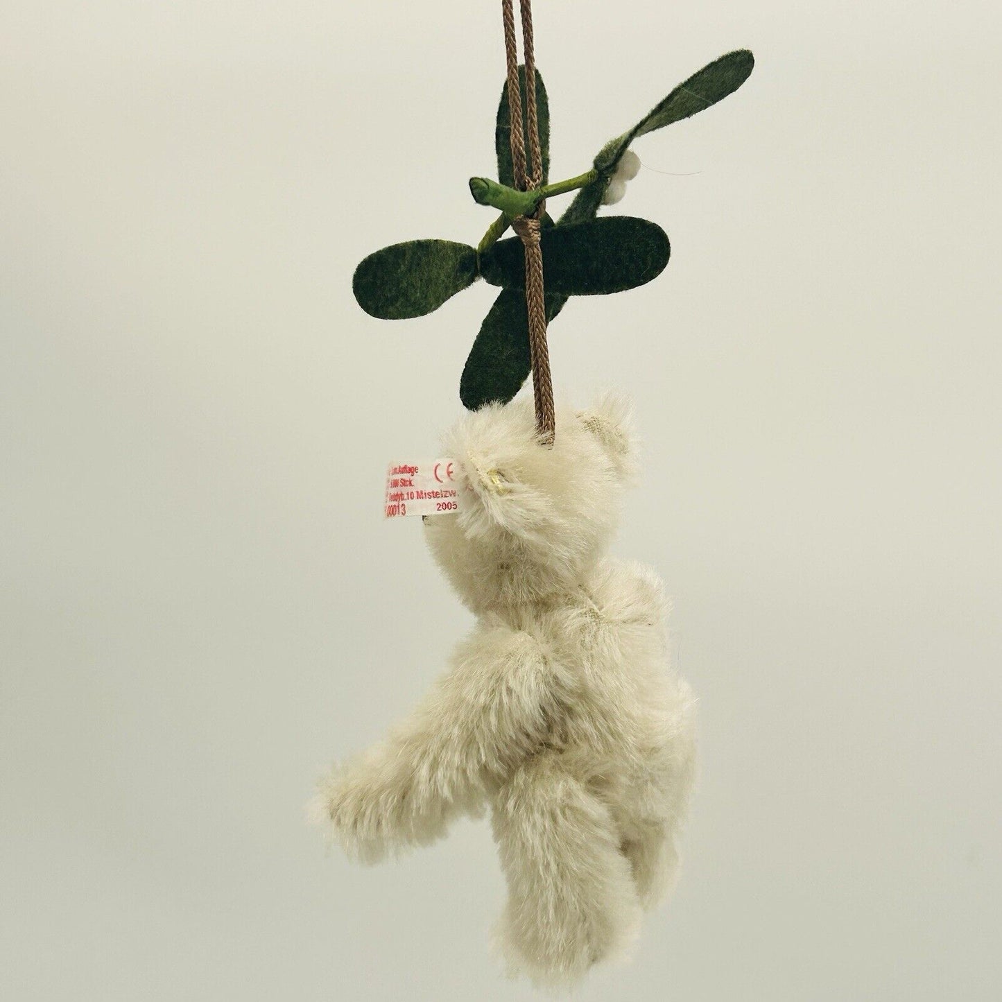 Steiff 037610 Teddybär Ornament mit Mistelzweig 10 cm limitiert 5000 10 cm