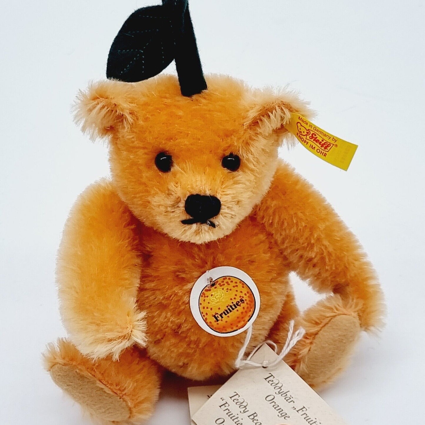 Steiff 028052 Fruities Teddybär Orange 18 cm Früchtchen mit Etikett