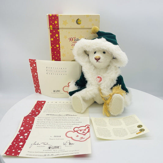 Steiff Teddybär Weihnachtsteddy 037504 limitiert 2006 aus 2006 30cm Mohair