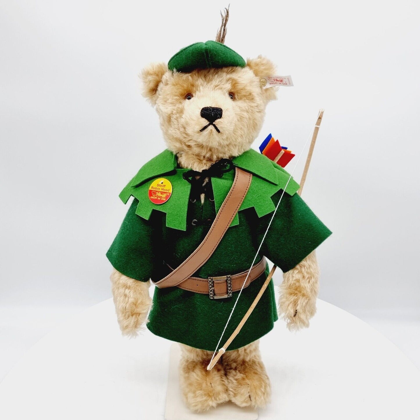 Steiff 655203 Teddybär Robin Hood limitiert 1500 für Karstadt aus 1996 45 cm