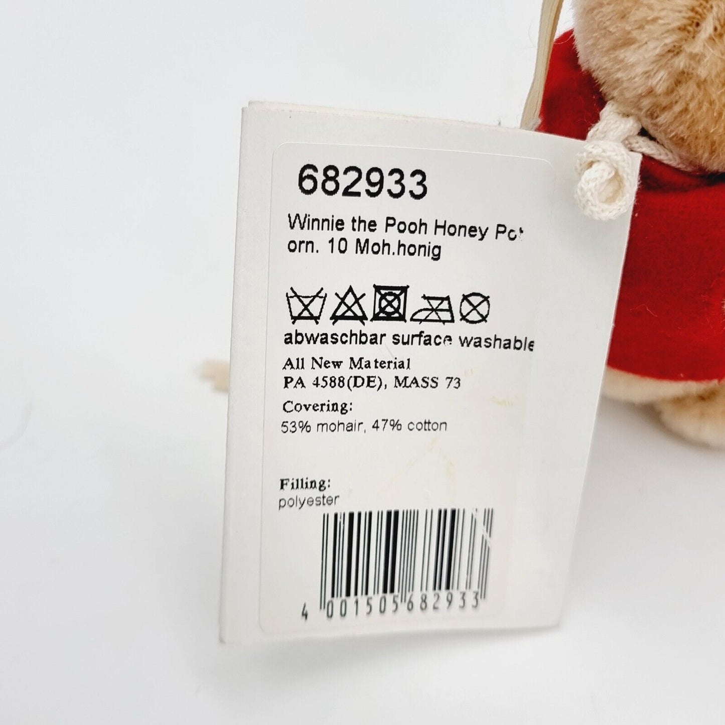 Steiff 682933 Ornament Teddybär Winnie the Pooh mit Honigtopf limitiert 2015