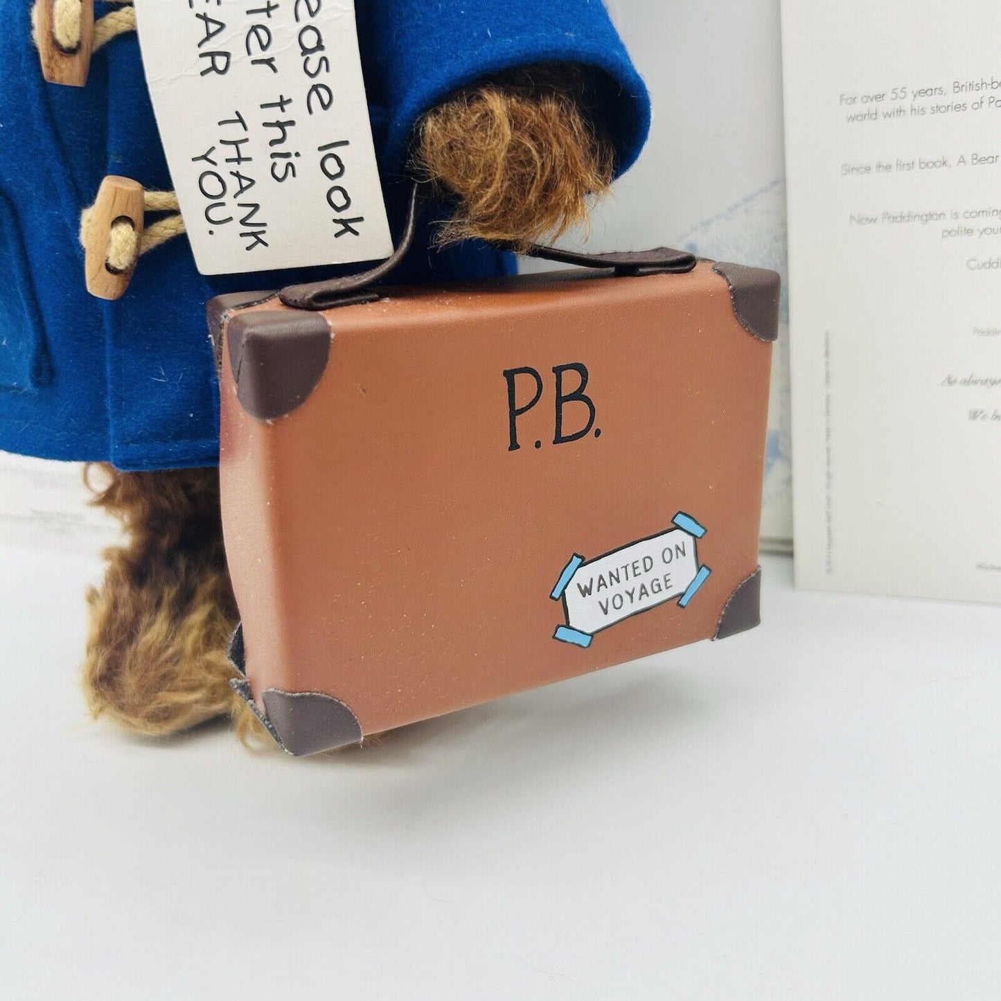 Steiff 664632 Paddington Bär limitiert 2000 28 cm Mohair