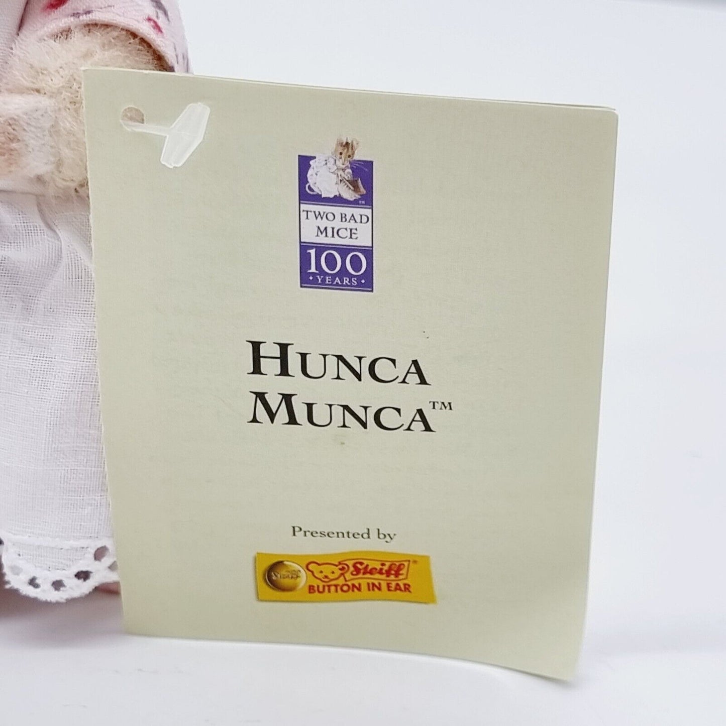 Steiff 661648 Beatrix Potter Hunca Munca Maus limitiert 1500 aus 2004 12 cm