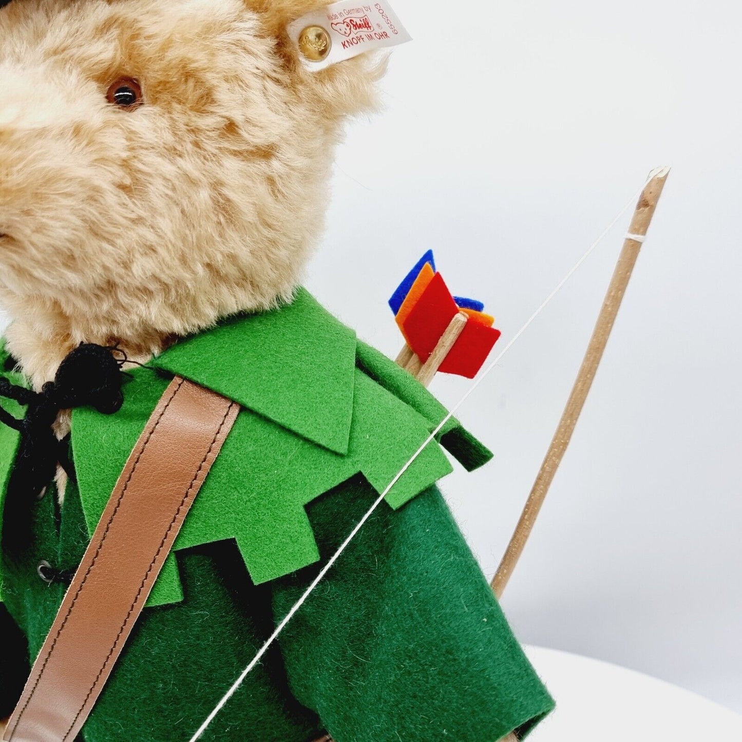 Steiff 655203 Teddybär Robin Hood limitiert 1500 für Karstadt aus 1996 45 cm