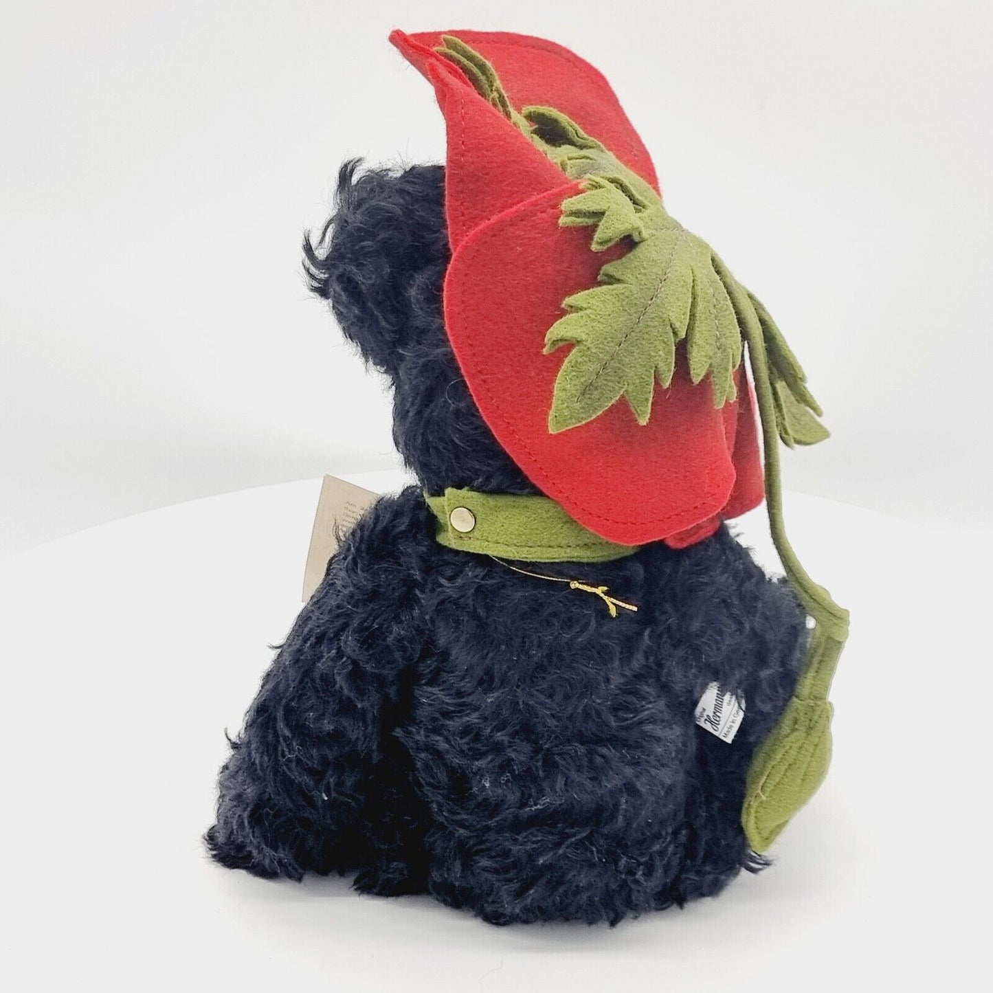 Hermann Coburg Teddybär Poppy Bear Mohnblume limitiert 500 35 cm Mohair