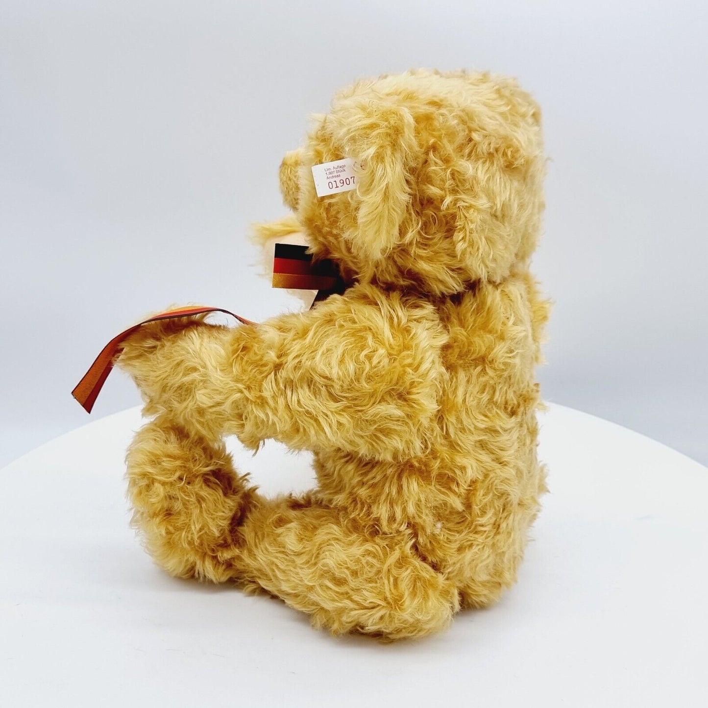 Steiff 655302 Teddybär Andreas blond limitiert 1997 Zertifikat 40 cm