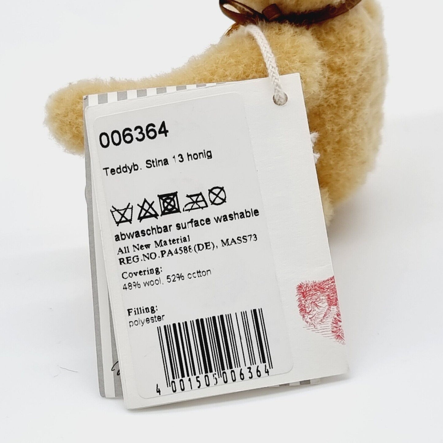 Steiff 006364 Teddybär Stina limitiert 1000 aus 2018 13 cm Wollplüsch