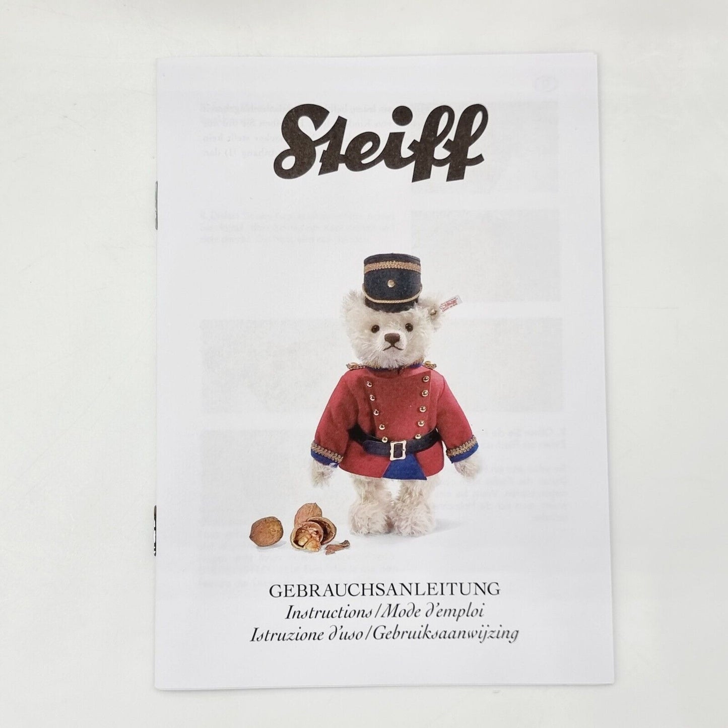 Nr. 74! Steiff 037269 Teddybär Nussknacker limitiert 3000 aus 2008