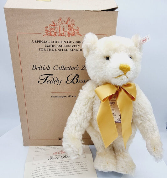 Steiff 654763 Teddybär British Collectors 35 cm Jahr 2000 limitiert 4000