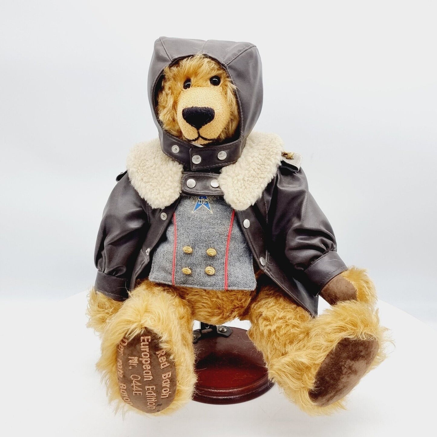 Hermann Coburg 19111-5 Teddybär Red Baron limitiert 500 40 cm Mohair