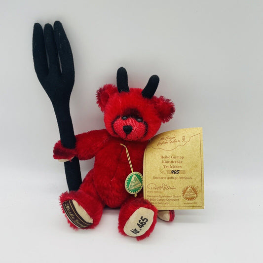 Hermann Coburg Heike Gumpp Künstlerteddybär Teufelchen