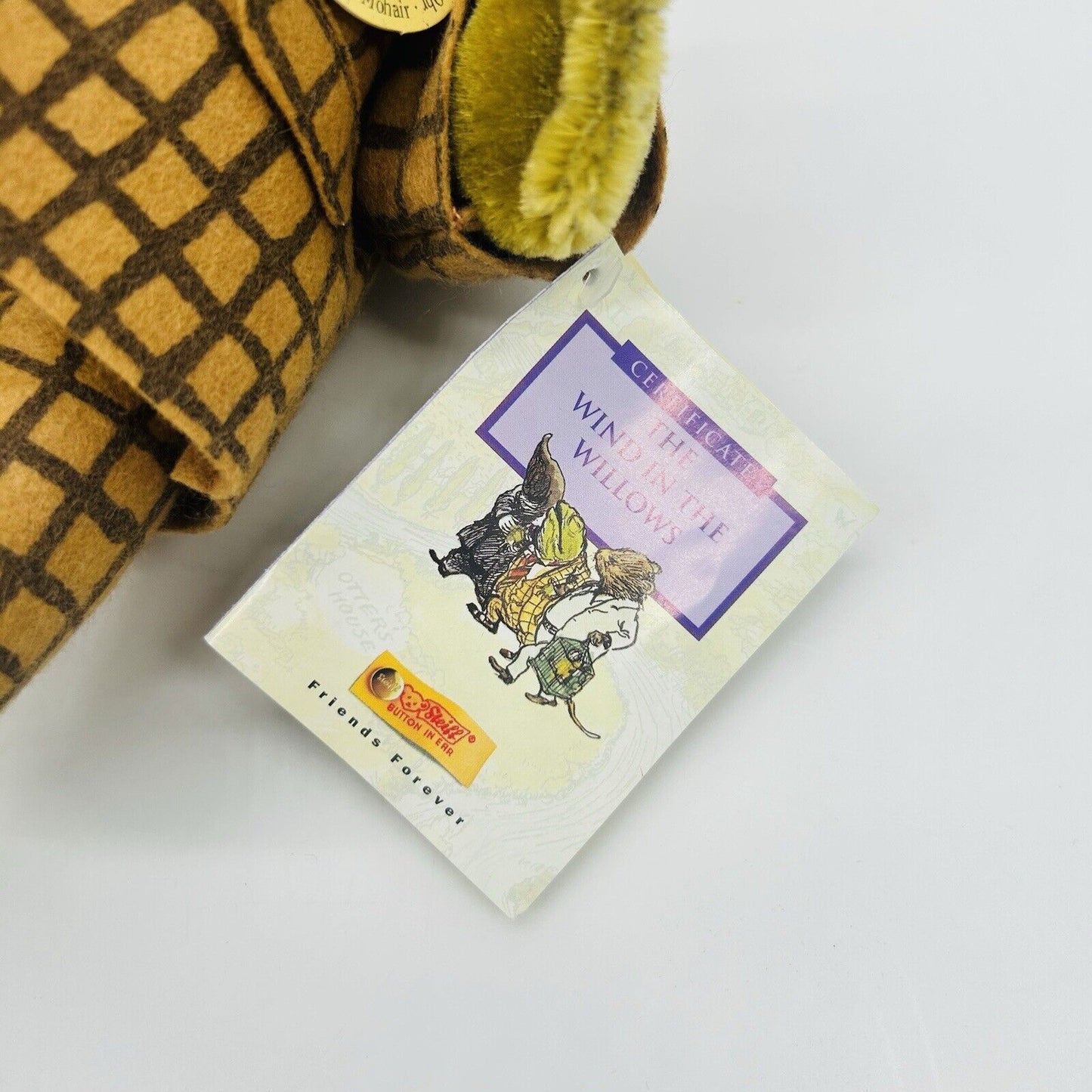 Steiff 037016 Kröte Toad aus The Wind in the Willows limitiert 4000 aus 1998