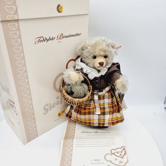 Steiff Brautmutter 038075 aus der Hochzeitsgesellschaft limitiert 500 31cm