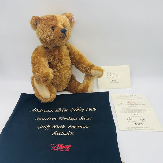 Steiff American Pride Teddy 1909 667938 limitiert 1909 aus 2004 18 inches