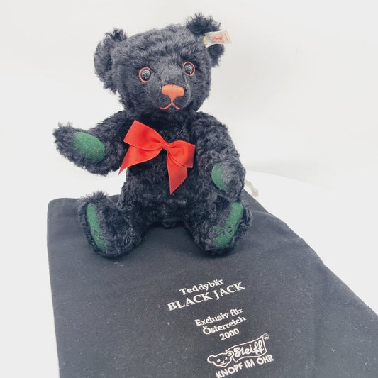 Steiff 660085 Black Jack Teddybär limitiert 1500 aus 2000 32 cm Mohair