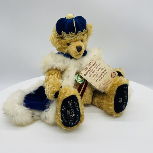 Hermann Coburg Teddybär Elizabeth II Small 50 Jahre Goldjubiläum limitiert 500