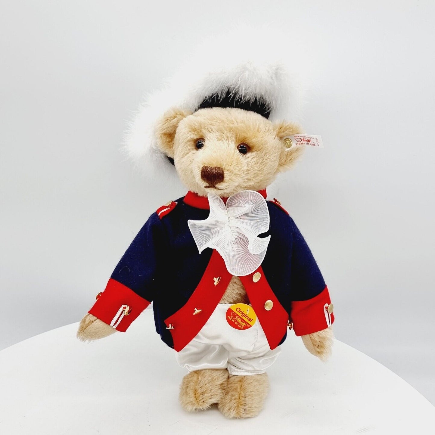 Steiff 670251 Teddybär Stadtsoldat limitiert 2000 aus 1998 35 cm Mohair