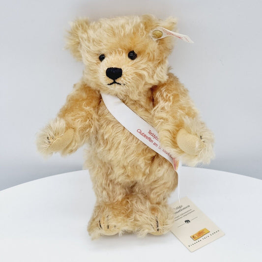 670527 Steiff Teddybär Eventbär 2000 22 cm blond mit Schärpe