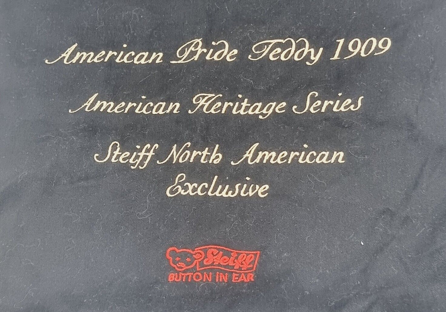 Steiff 667398 American Pride Teddybär 45 cm 2004 limitiert 1909 North America